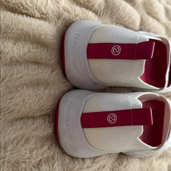 Cole Haan Women's ZeroGrand White and Pink Sneakers - Picture 2 of 5